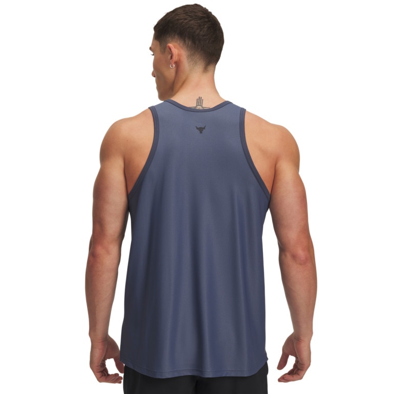 Męski top treningowy Under Armour Project Rock Iso Chill Tank - szary