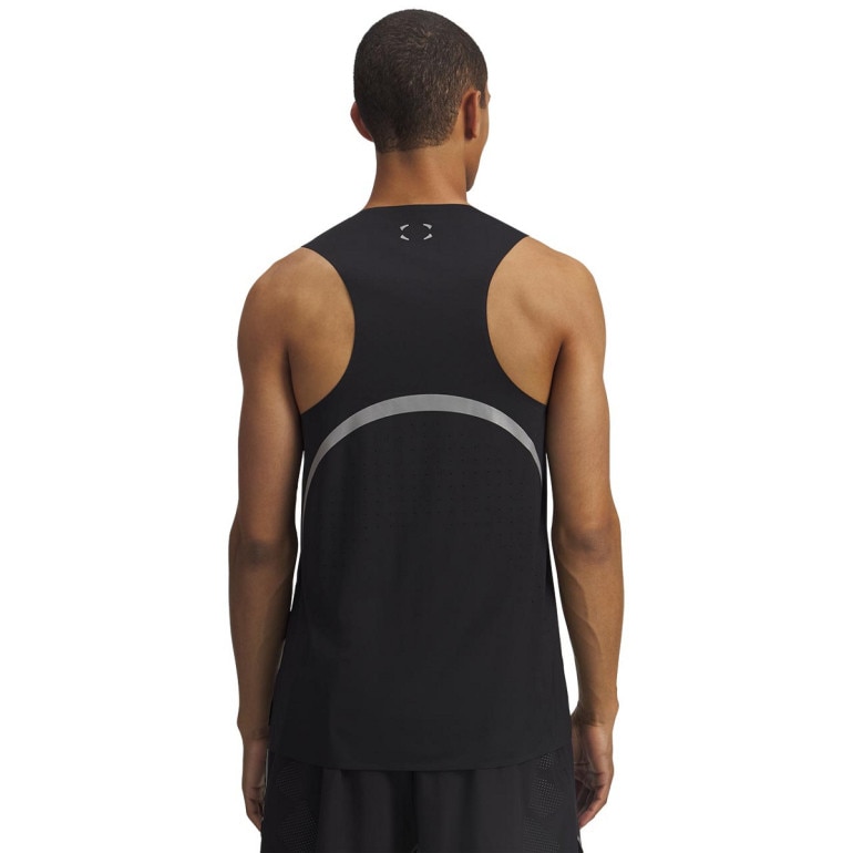 Męski top do biegania Under Armour UA Halo Run Tank - czarny