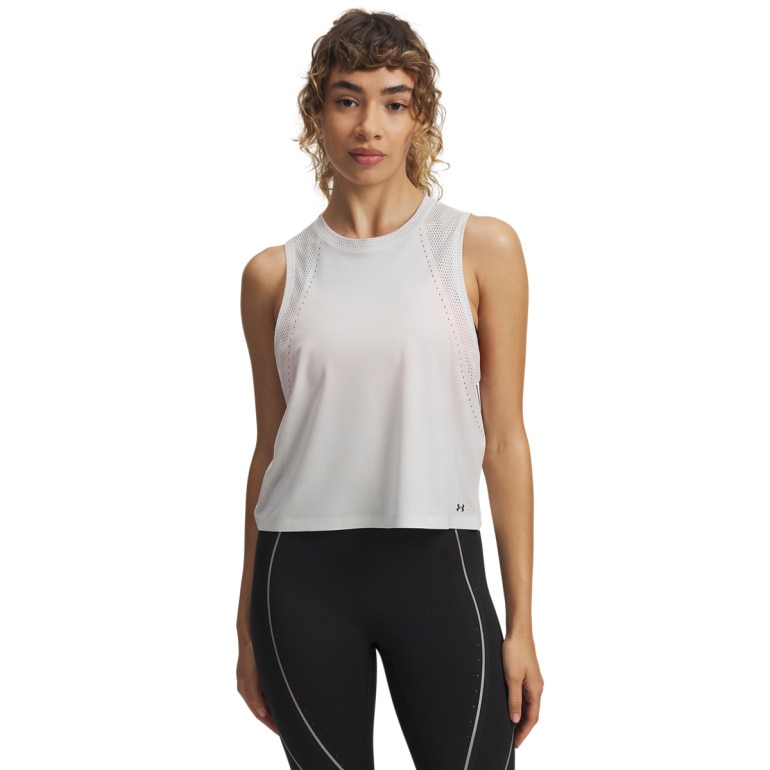 Damski top treningowy Under Armour UA Halo Vent SL - szary