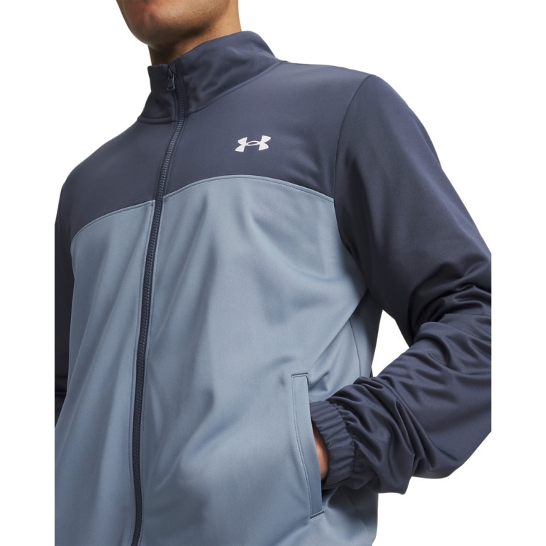 Męski komplet dresowy Under Armour UA EMEA Tracksuit Novelty - niebieski
