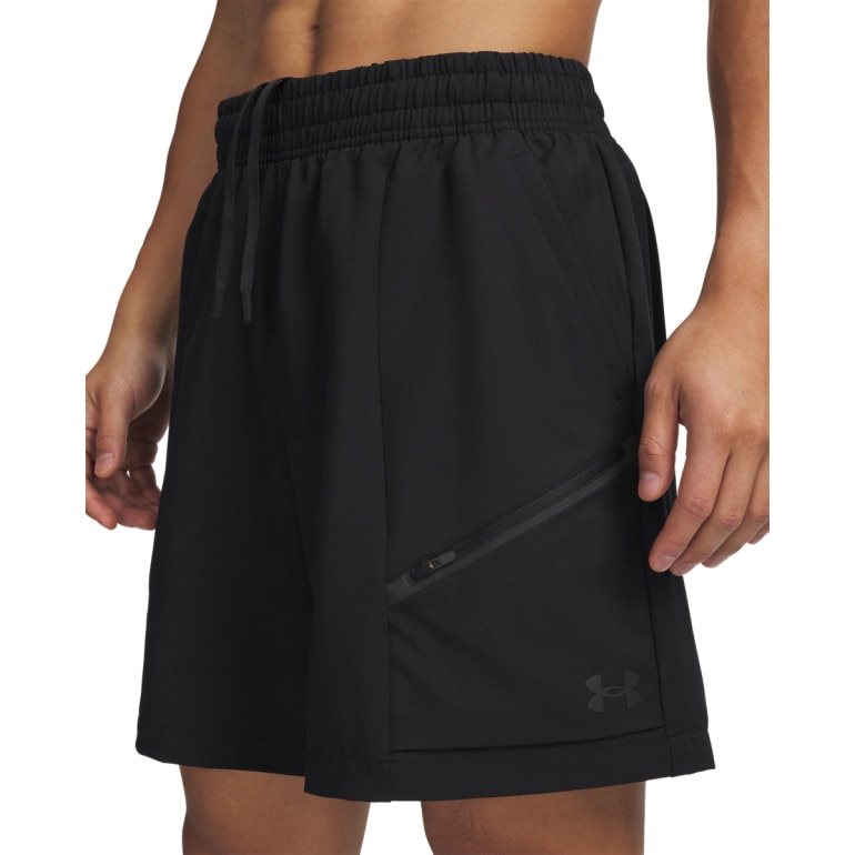 Męskie spodenki Under Armour UA Unstoppable Woven Shorts - czarne
