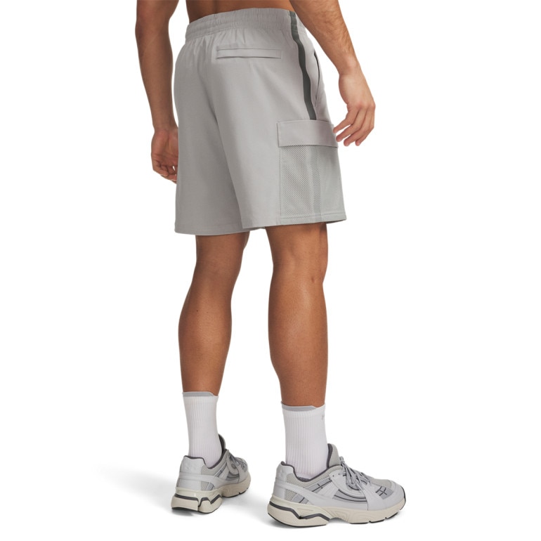 Męskie spodenki materiałowe Under Armour Unstoppable Airvent Sts - szare