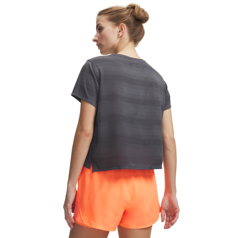 Damska koszulka do biegania Under Armour UA Velociti Shortsleeve - szara