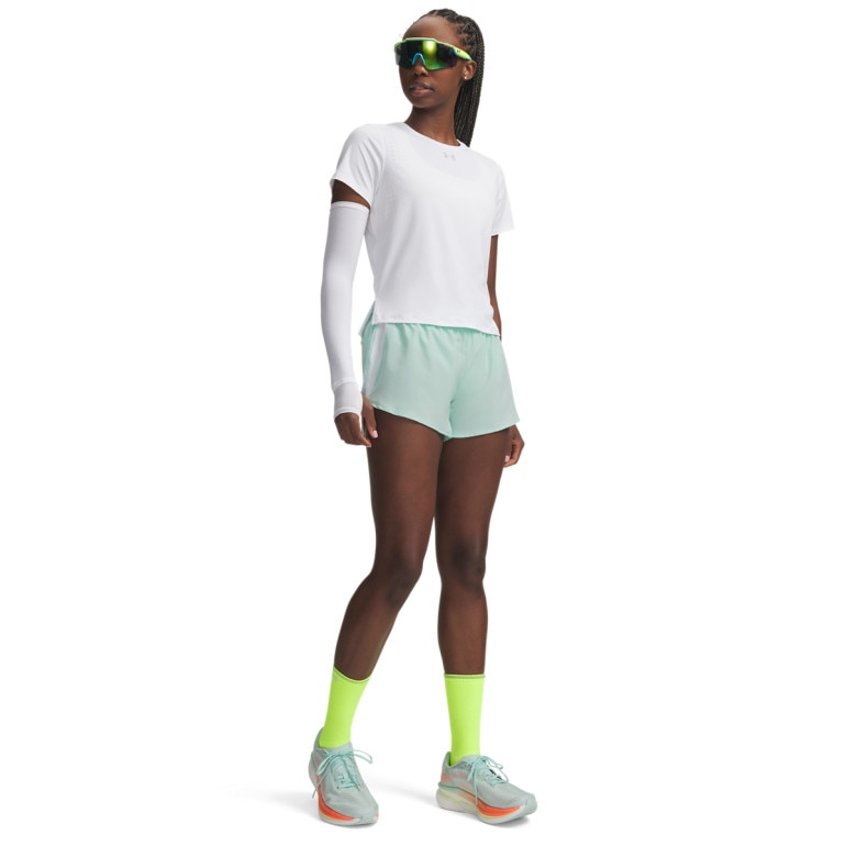 Damskie spodenki do biegania Under Armour UA Velociti Pro 3 Shorts - miętowe