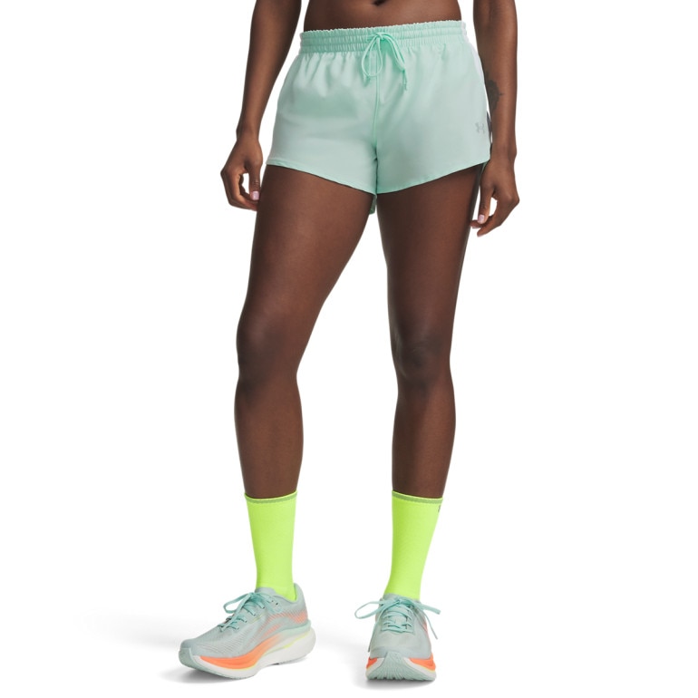 Damskie spodenki do biegania Under Armour UA Velociti Pro 3 Shorts - miętowe