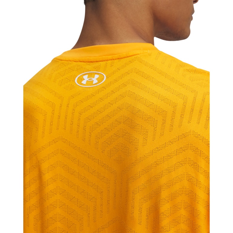 Męska koszulka piłkarska Under Armour UA M Challenger Pro SS - pomarańczowa