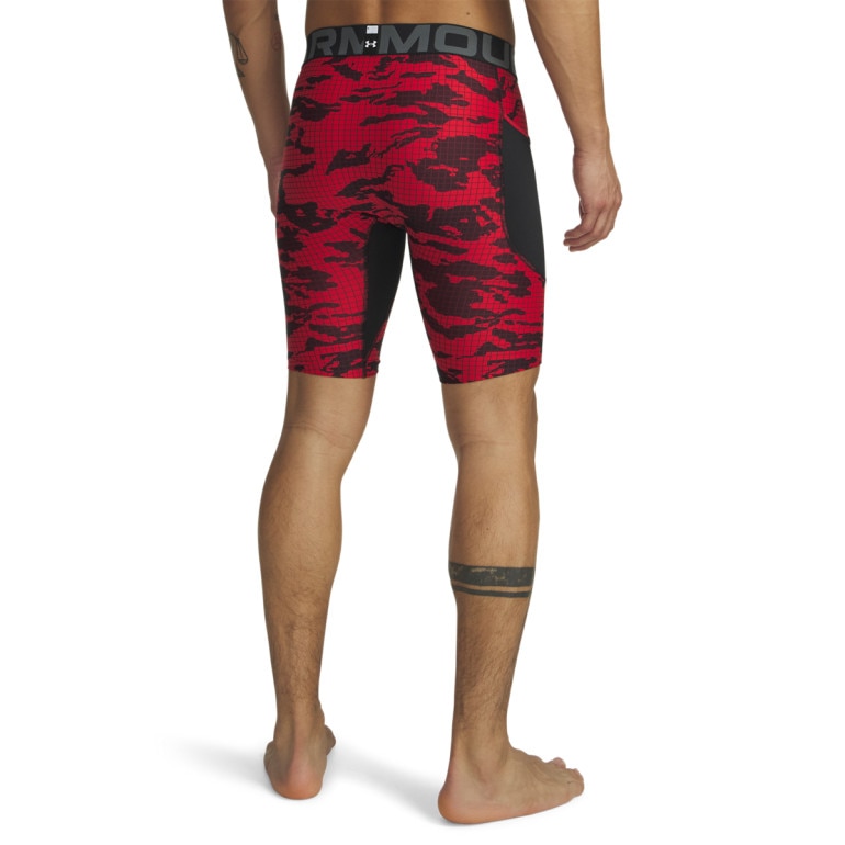 Męskie spodenki treningowe Under Armour UA HG Printed Lng Short - czerwone