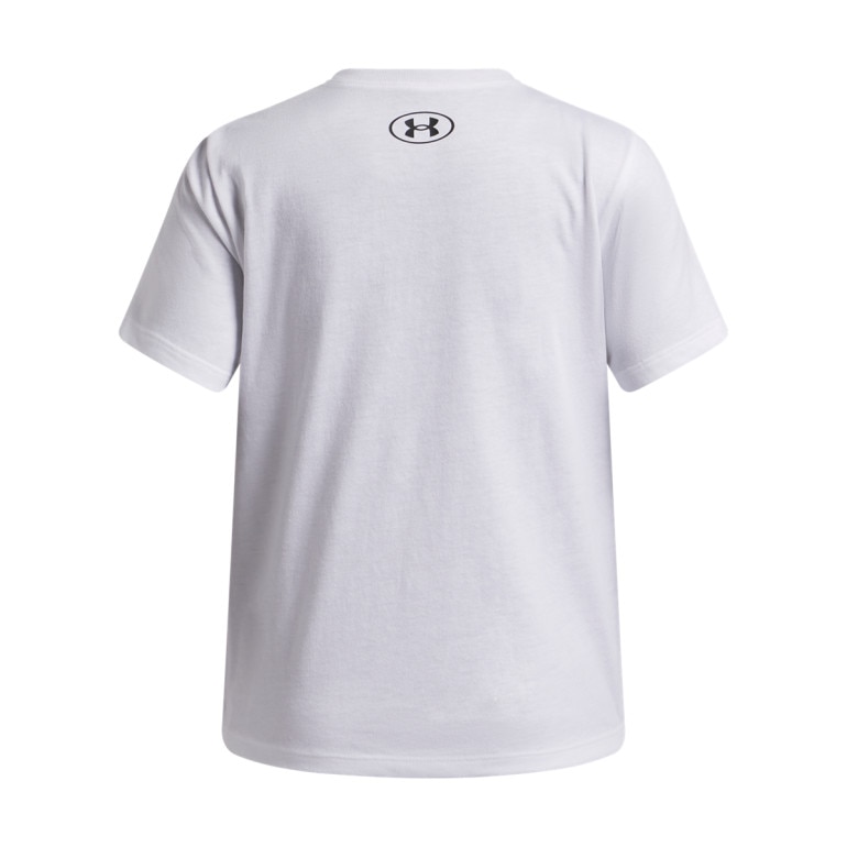 Dziewczęca koszulka z nadrukiem Under Armour UA G Star Logo Lockertag SS - biała