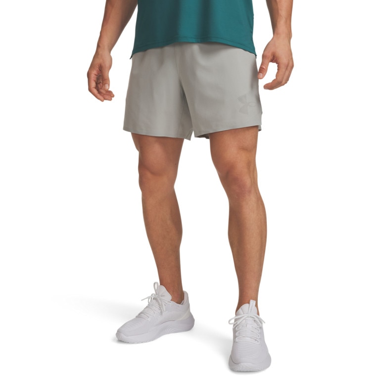 Męskie spodenki treningowe Under Armour UA Icon Fleece HZ Hoodie - szare