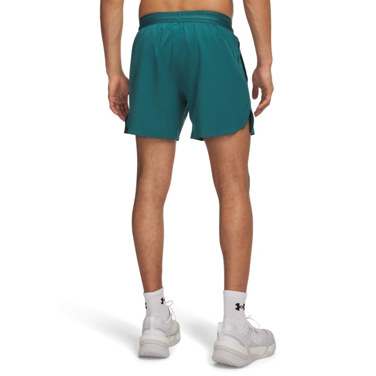 Męskie spodenki treningowe Under Armour UA Icon Fleece HZ Hoodie - zielone