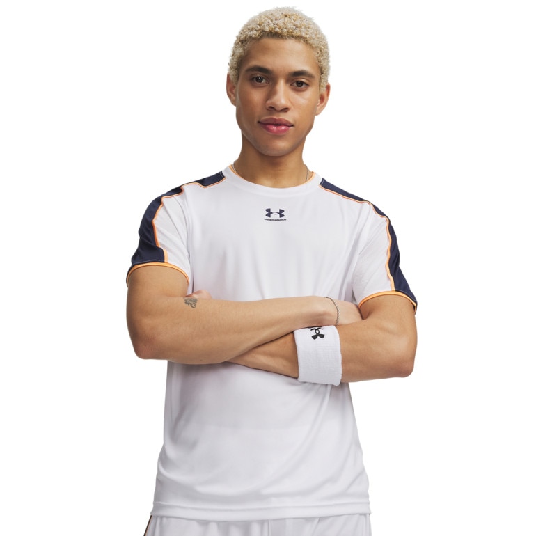 Męska koszulka piłkarska Under Armour UA Challenger Train - biała