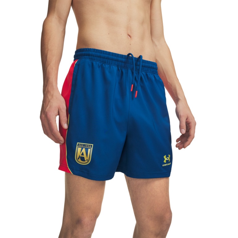 Męskie spodenki piłkarskie Under Armour UA 96 Terrace Country - niebieskie