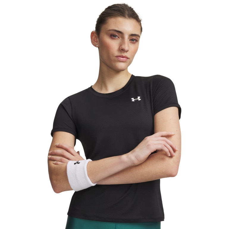 Damska koszulka treningowa Under Armour UA Tech Mesh - czarna
