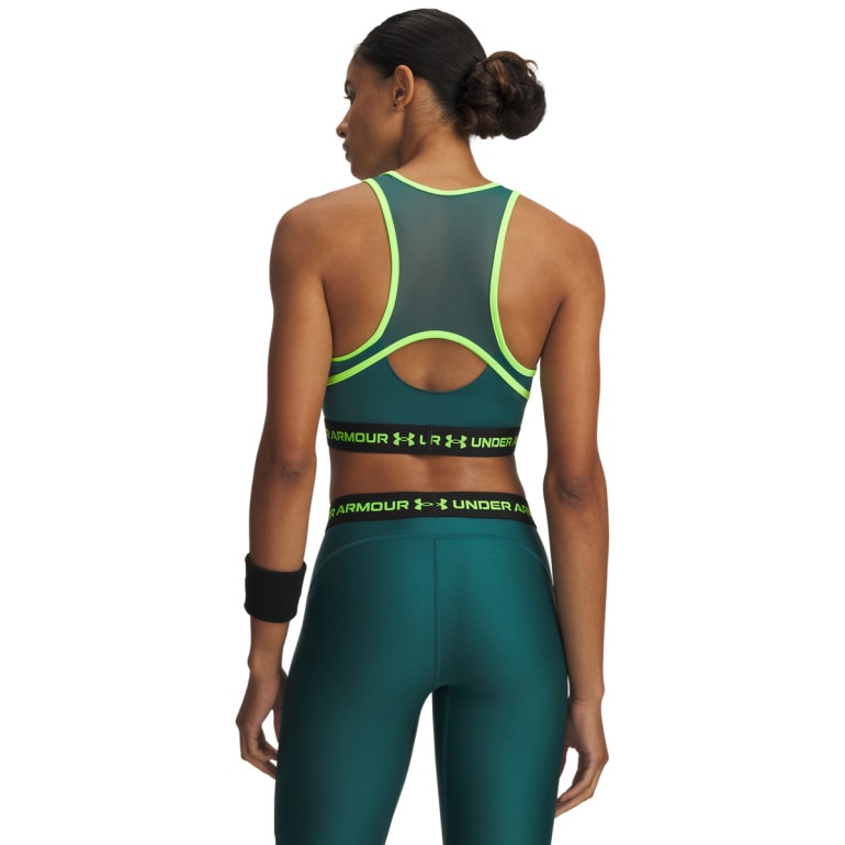 Damski top treningowy Under Armour HeatGear Mesh Tank - zielony
