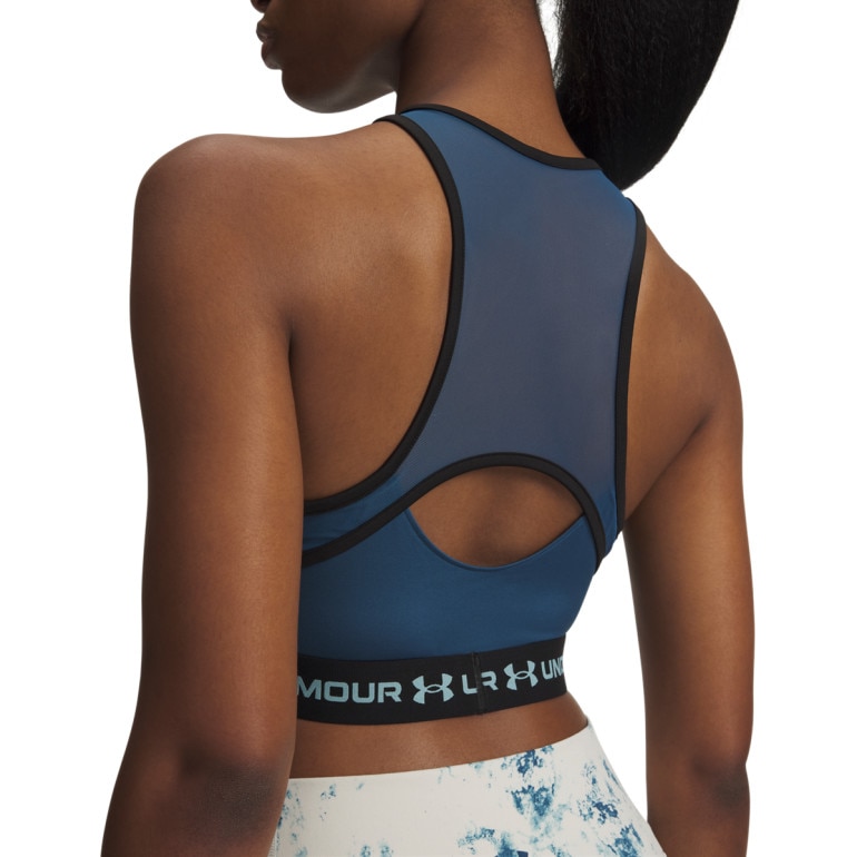 Damski top treningowy Under Armour HeatGear Mesh Tank - niebieski