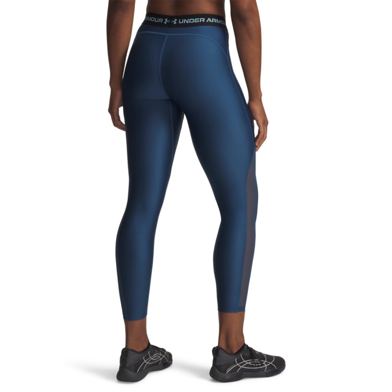Damskie legginsy treningowe Under Armour HeatGear Mesh Legging - zielone