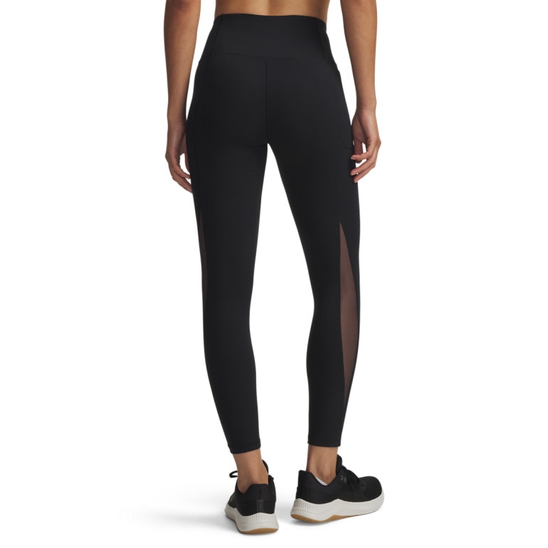 Damskie legginsy treningowe Under Armour Motion Mesh Ankle Legging - czarne