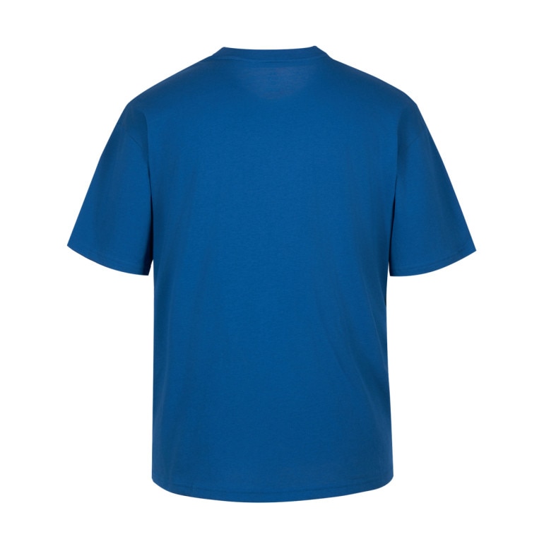 Męski t-shirt z nadrukiem Under Armour UA GFB FC Heavyweight SS- niebieski