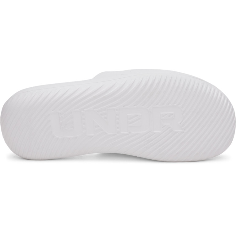 Męskie klapki Under Armour UA Ignite Pro 8 Fix - białe