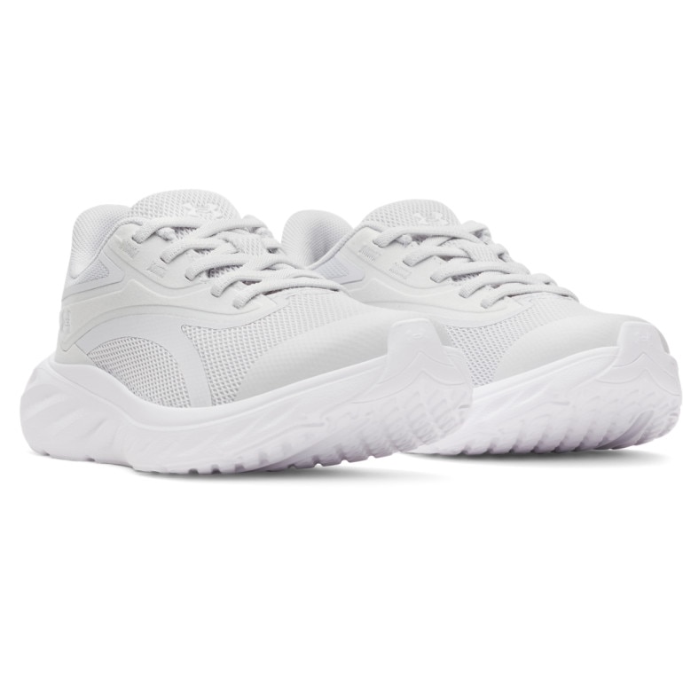 Dziewczęce buty do biegania Under Armour UA GPS Ascend AL - szare