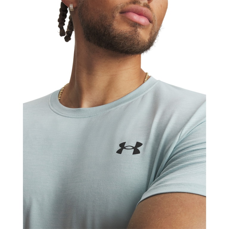 Męska koszulka treningowa Under Armour UA Vanish Elite Seamless SS - niebieska