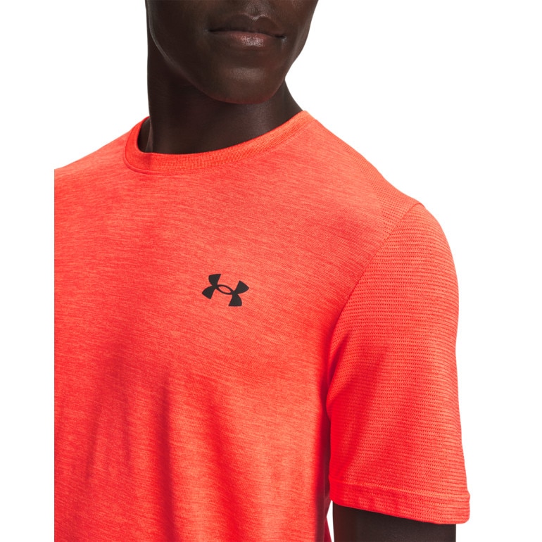 Męska koszulka treningowa Under Armour UA Vanish Elite Seamless SS - pomarańczowa