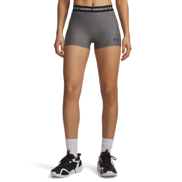 Damskie spodenki treningowe Under Armour HeatGear Shorty - szare