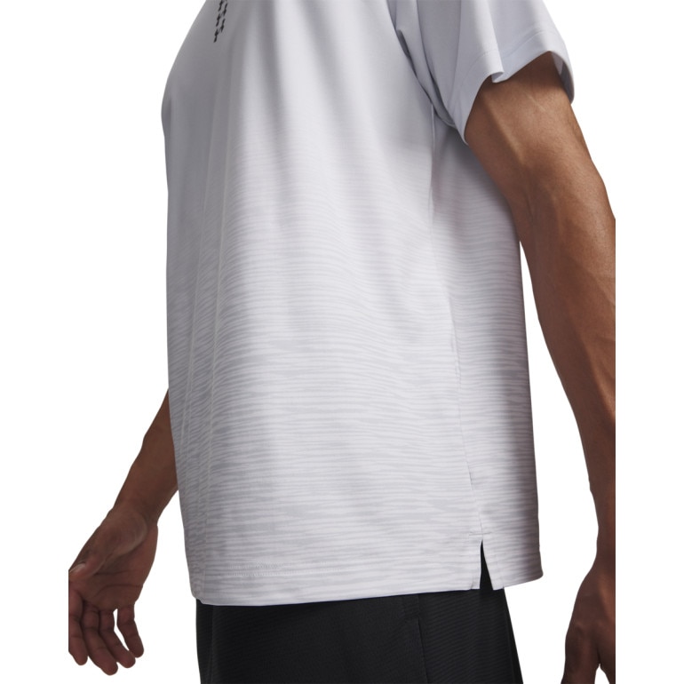 Męska koszulka od koszykówki Under Armour UA Hoops SS Shooting Shirt - szara