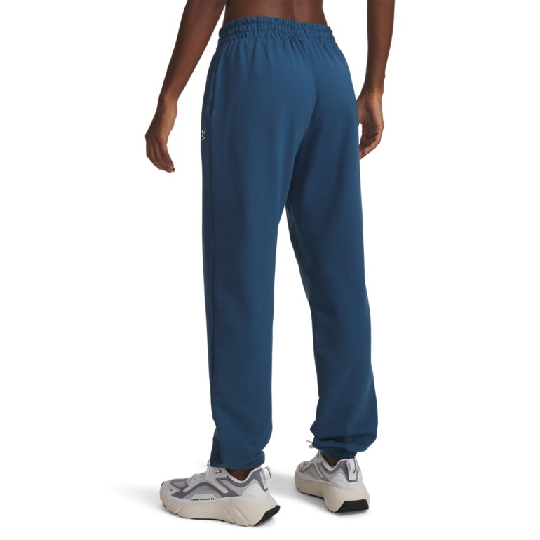 Damskie spodnie dresowe joggery Under Armour Sport Terry Jogger - granatowe