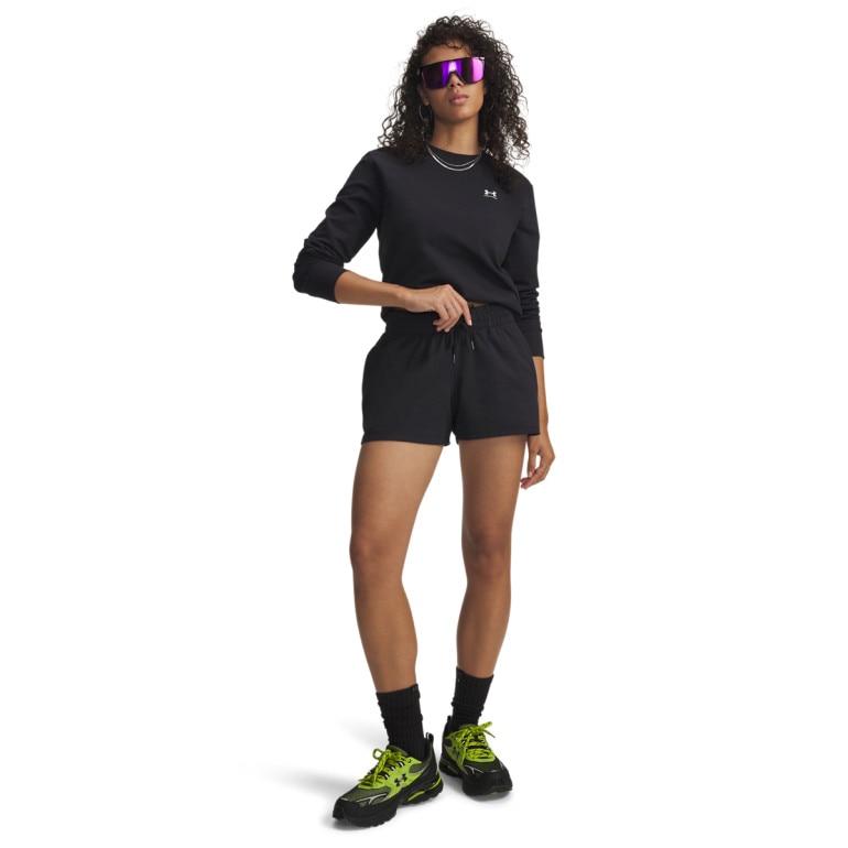 Damskie spodenki dresowe Under Armour UA Sport Terry Short - czarne 