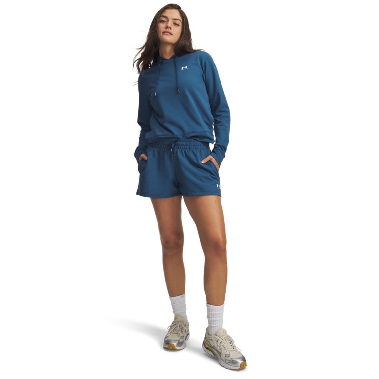 Damskie spodenki dresowe Under Armour UA Sport Terry Short - niebieskie