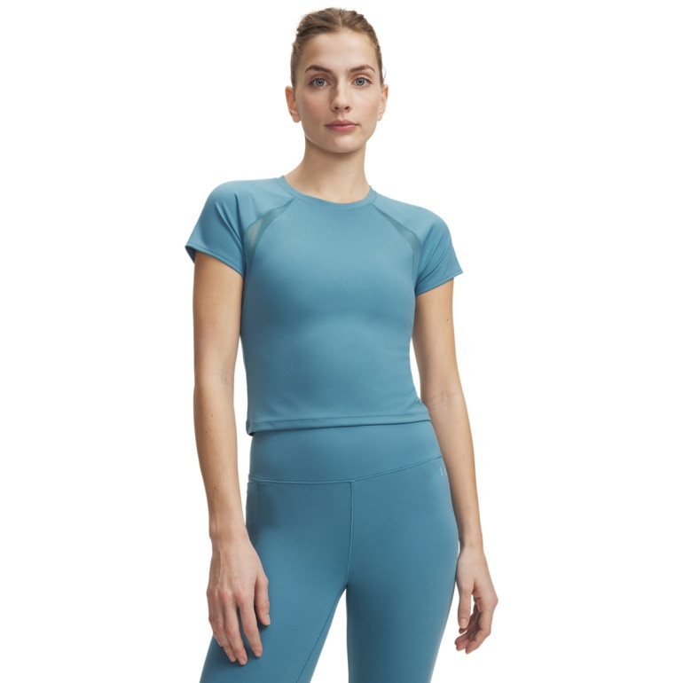 Damska koszulka treningowa Under Armour Motion Mesh SS - niebieska