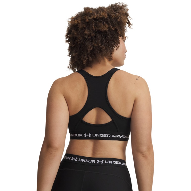 Damski biustonosz treningowy Under Armour HeatGear High - czarny