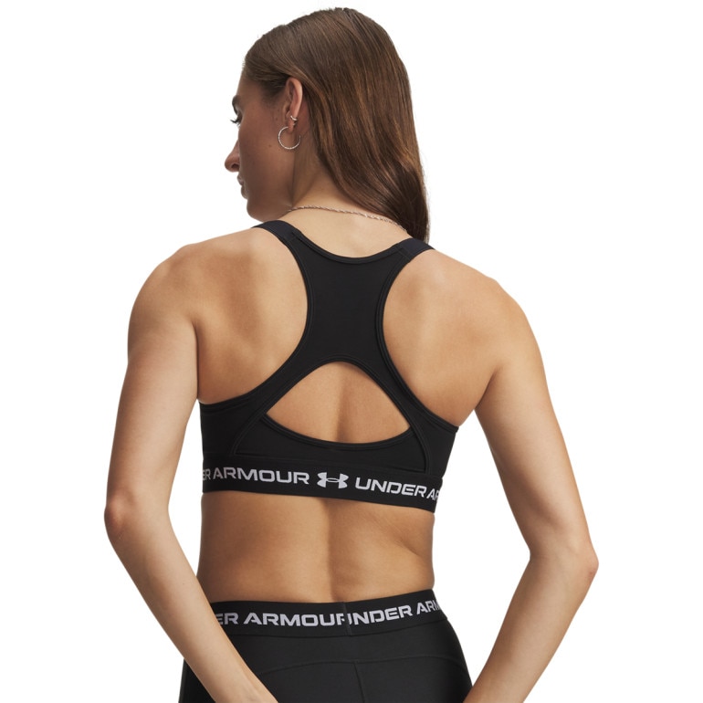 Damski biustonosz treningowy Under Armour HeatGear High - czarny