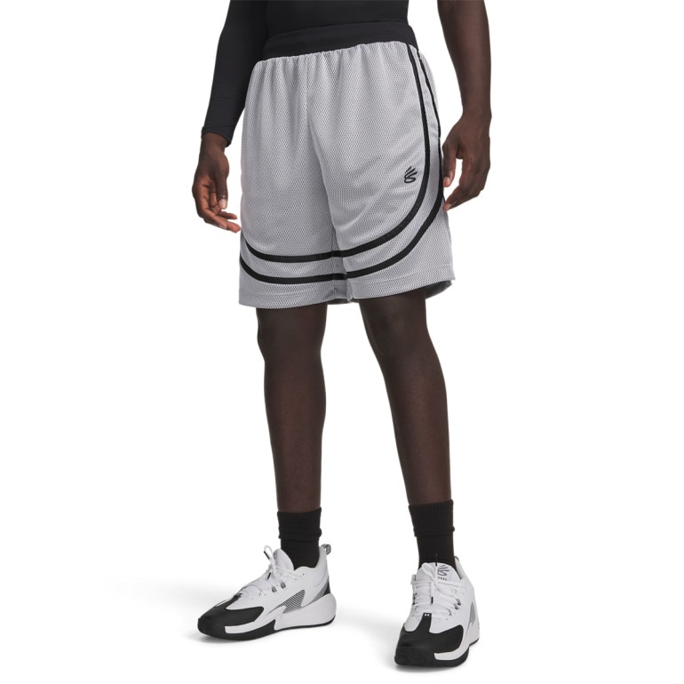 Męskie spodenki do koszykówki Under Armour Curry Signature - białe