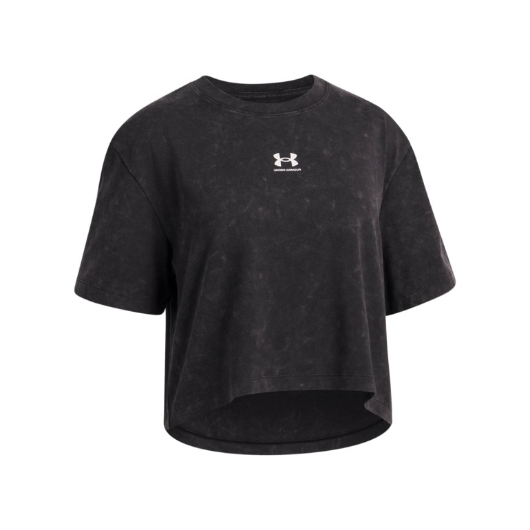 Dziewczęcy t-shirt Under Armour UA Rival Wash - czarny