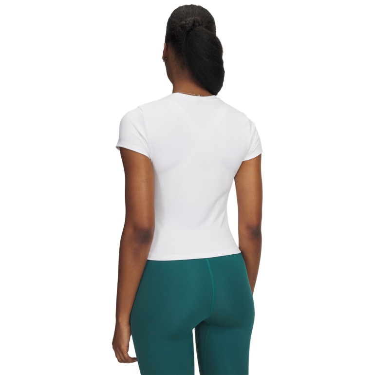 Damska koszulka treningowa Under Armour Motion Fitted SS EMEA - biała