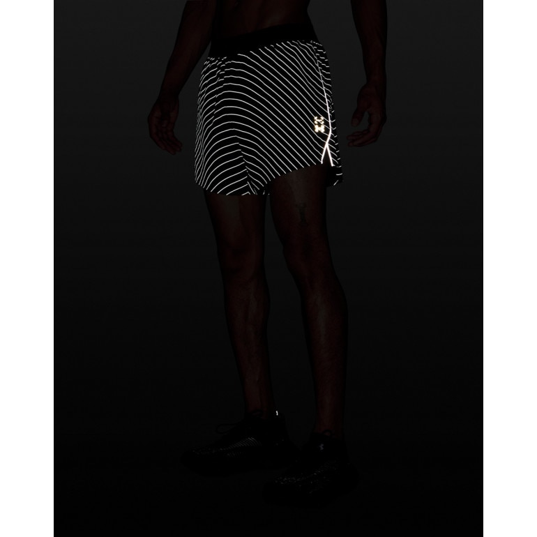Męskie spodenki do biegania UA Halo Run Reflective Short - czarne