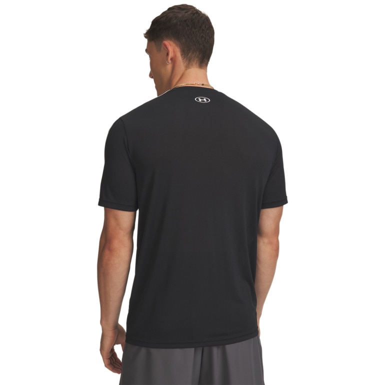 Męska koszulka treningowa Under Armour UA Tech Taping SS - czarna