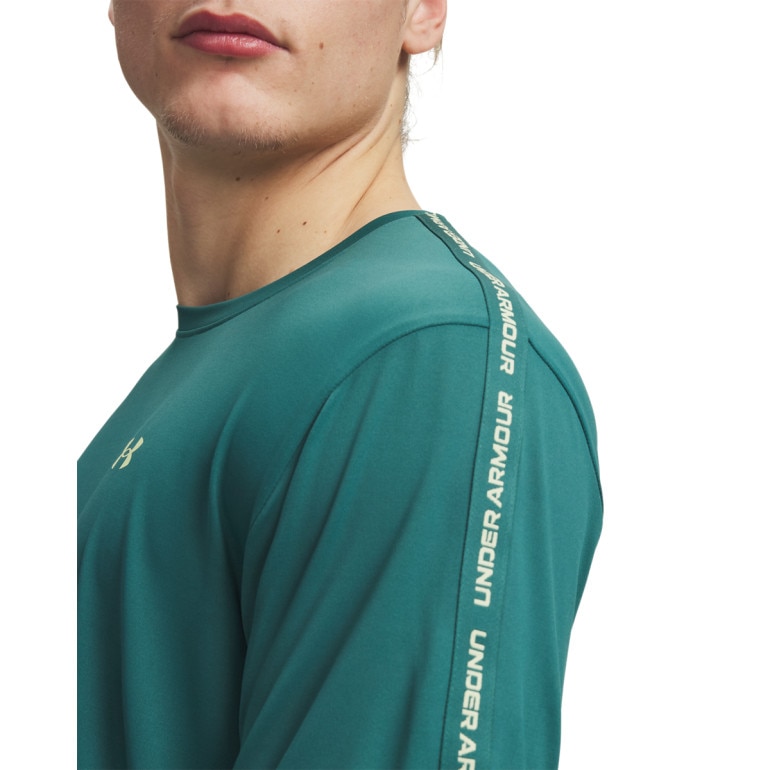 Męska koszulka treningowa Under Armour UA Tech Taping SS - zielona