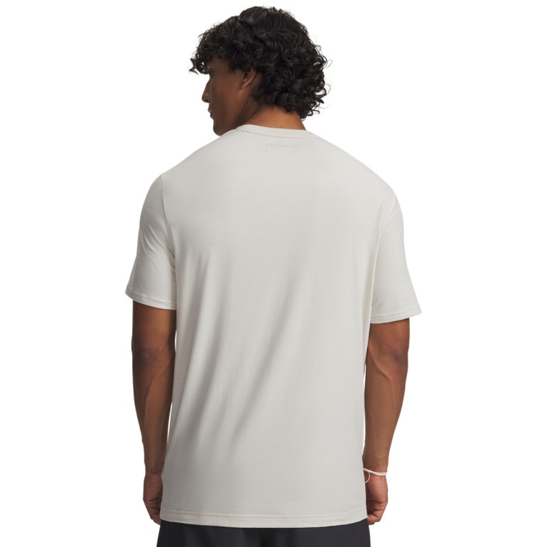 Męska koszulka z nadrukiem Under Armour UA EXPLOR Graphic SS - biała