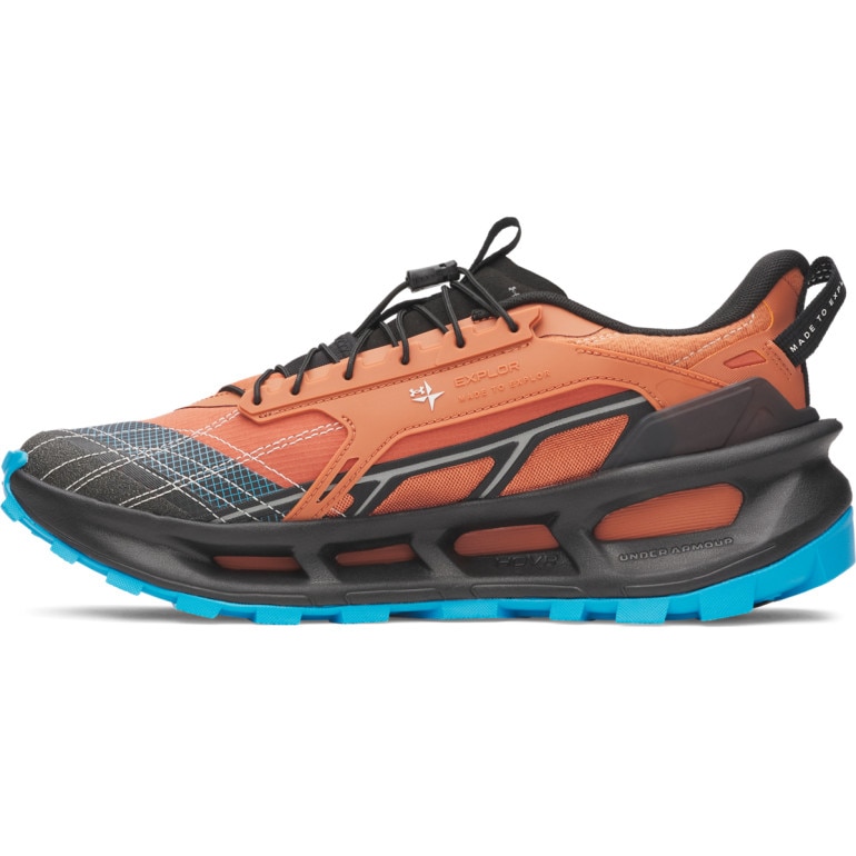 Buty trekkingowe uniseks Under Armour UA EXPLOR TRAIL - pomarańczowe