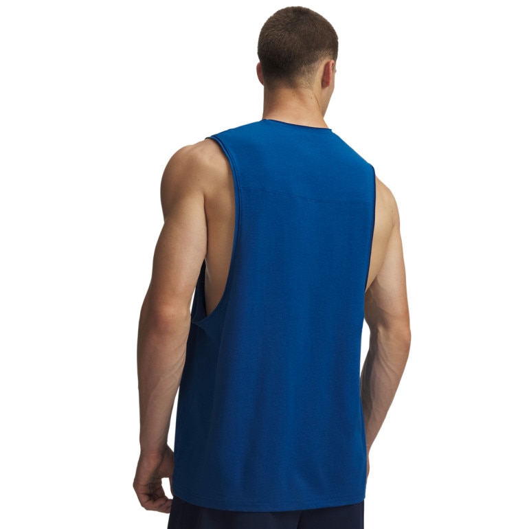 Męski top treningowy Under Armour UA Hoops Training Tank - niebieska