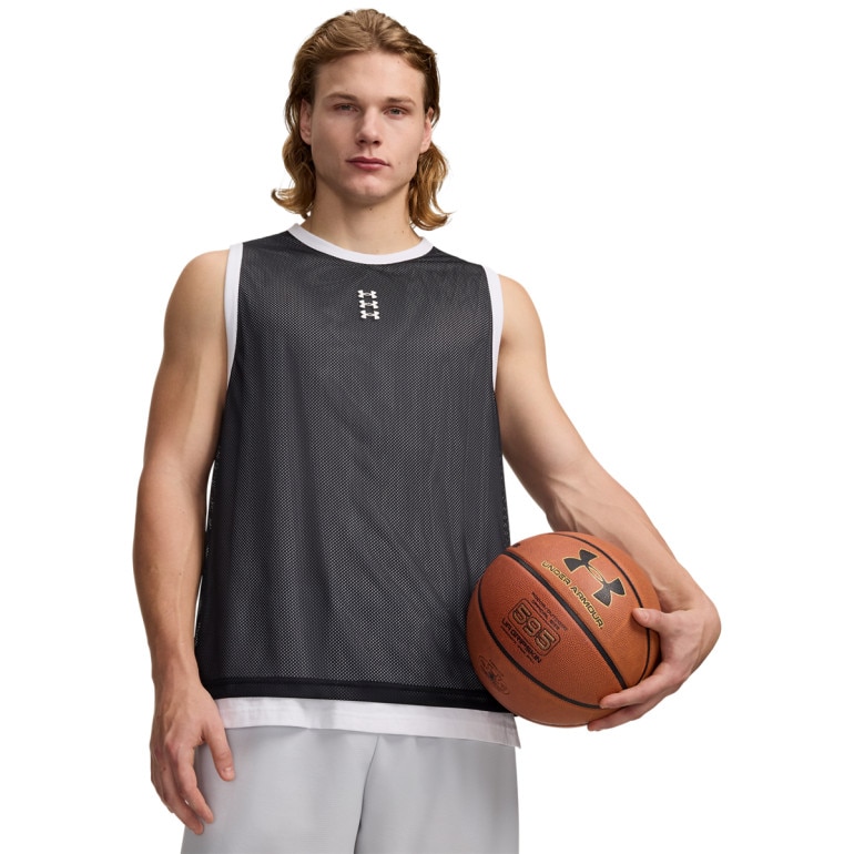 Męski top do koszykówki Under Armour UA Hoops 695 Tank - czarny