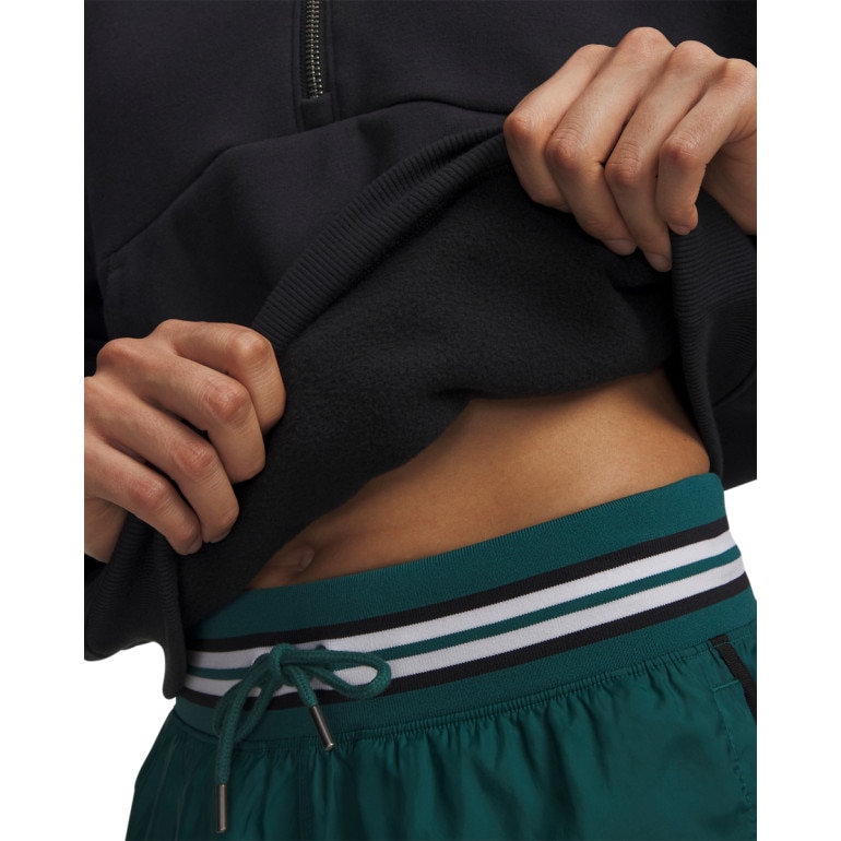 Damska bluza nierozpinana z kapturem Under Armour UA Icon Fleece HZ Hoodie - czarna