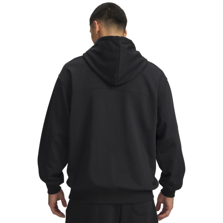 Męska bluza nierozpinana z kapturem Under Armour UA Rival LW Graphic Hoodie - czarna