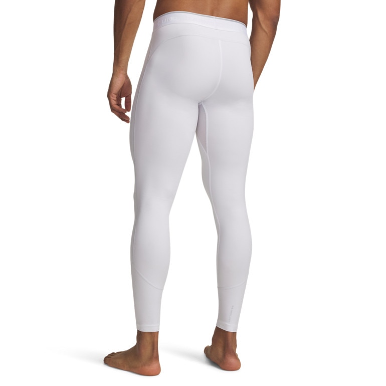 Męskie legginsy treningowe Under Armour UA HG Elite Leggings - białe