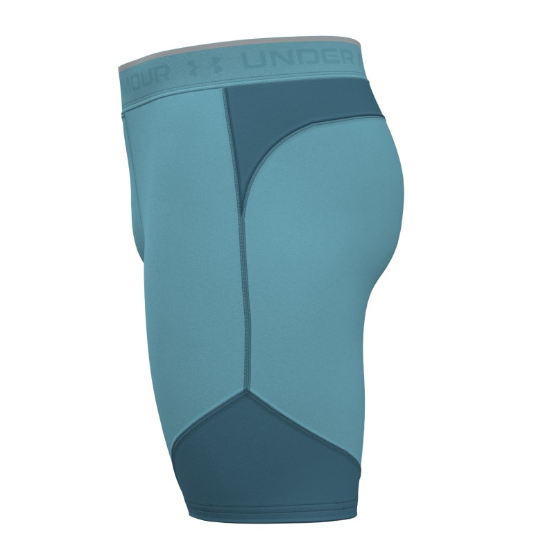 Męskie spodenki treningowe Under Armour UA HeatGear Elite Long Shorts - niebieskie