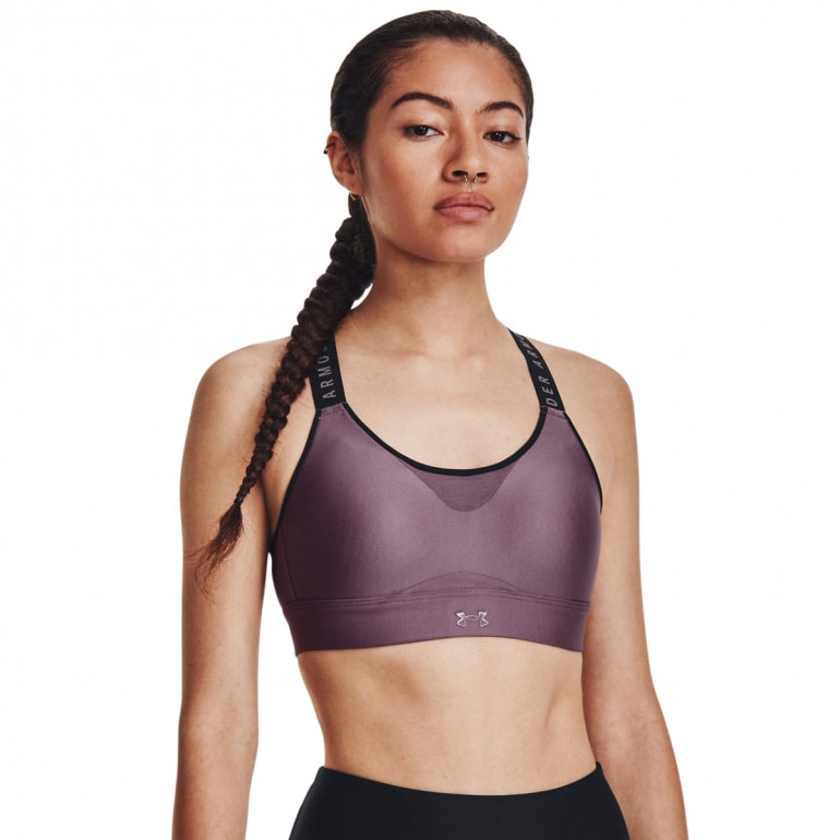 Biustonosz treningowy Under Armour Infinity High Bra - fioletowy