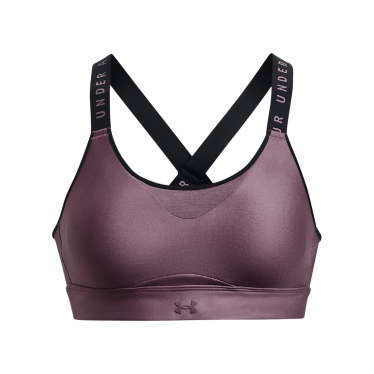 Biustonosz treningowy Under Armour Infinity High Bra - fioletowy